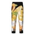 thumbnail image 2 of Disketp Sunflower Gnomes 3 for Teenagers' Pajama Pants ,Lounge Pants Teen joggers Ideal for Home, School, or Sports-Large, 2 of 6