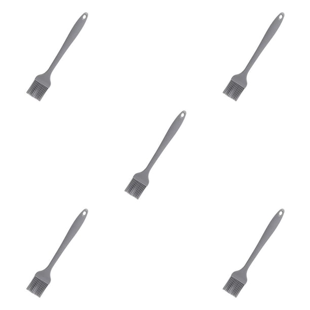 Monstrate Cepillo de aceite para barbacoa, barbacoa al aire libre, parrilla para asar, cepillo de aceite de silicona portátil, herramienta para Type2 NO2