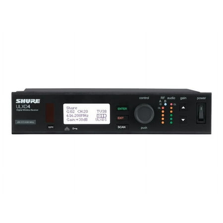 Shure ULX-D Digital Wireless System ULXD4 - Wireless audio receiver for wireless microphone system