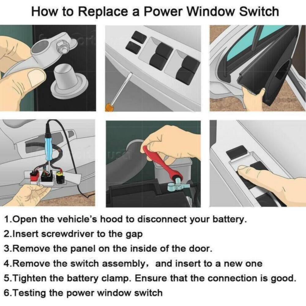 Fits For Isuzu High quality 8-97417469-0 Door and Window Main Control Switch