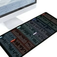thumbnail image 4 of Quick Key Keyboard Pad Anti-Slip Rubber Base Mouse Mat Large  Quick Reference Guide Keyboard Mat 35.4 x 15.7 inch, 4 of 9