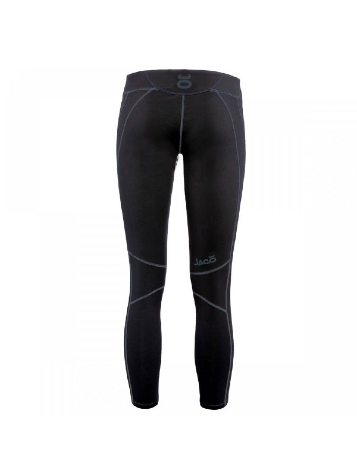 Jaco Athletic Pants for Women, Black Activewear Yoga Pants with Elastic Waistband, Large - image 4 of 5