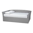 thumbnail image 2 of Baxton Studio Delora Modern and Contemporary Light Grey Fabric Upholstered Full Size Daybed, 2 of 8