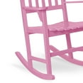 thumbnail image 3 of Alston Solid Wood Outdoor Rocking Chair, Pink, 3 of 3