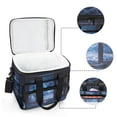 thumbnail image 6 of FORMRS Insulated Cooler Bag 24 Cans Capacity Soft Leakproof Lunch Box with Side Pockets, Window Space, 6 of 7