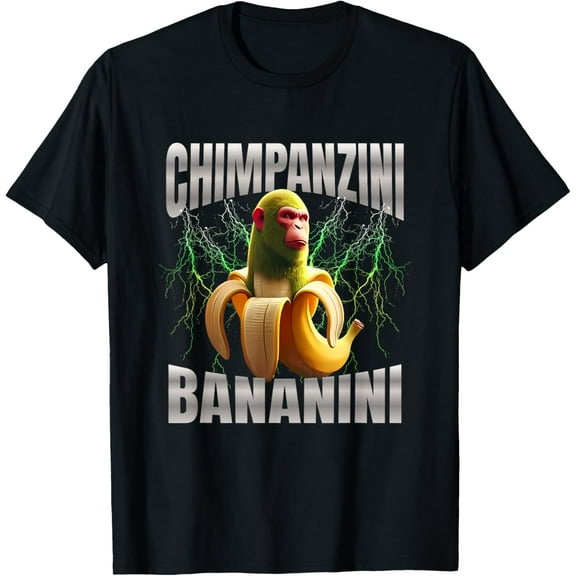 DOPASHIRT Chimpanzini Bananini Bootleg Brainrot Italian Brainrot T-Shirt Unisex S-5XL Hot Trending Shirt, Vintage Birthday Gift