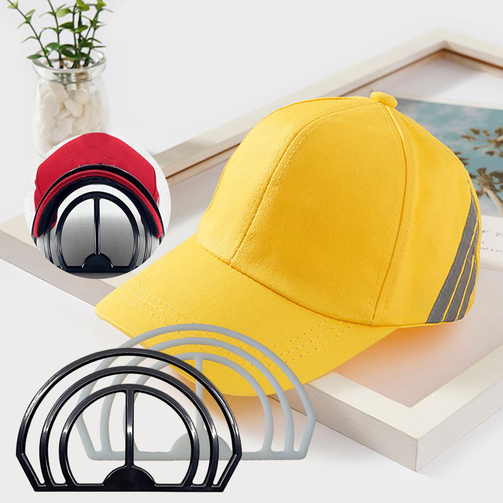 Guben Trading CAMNWAMN Hat Bill Bender, (2 Pack) Hat Brim Bender, Perfect  Hat Curving Band Brim Shaper for Caps, Comes with Hat Sizing Reduce