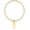 Gold Cross Necklace Style2, variant on Layered Necklaces for Women: 14K Gold/Silver Plating Plated Chunky Necklace Paperclip Cuban Rope Adjustable Choker T-Bar Toggle Clasp Chunky Necklace for Women Trendy Jewelry Gifts