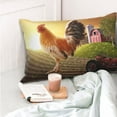 thumbnail image 4 of Balery Country Farm Morning Rooster Funda de Cojín Estampada, Regalos para Mujeres, Regalos de Amor para Ella, Regalos para Novia o Esposa, Funda de Almohada-16"x24", 4 of 6