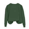 thumbnail image 3 of Fgvctg Halloween Crewneck Sweatshirt Spooky Women Clothes Oversized Halloween Tops Essentials Crewneck Sweatshirt Fall Pullover Lightweight Fit Army Green 2XL, 3 of 5