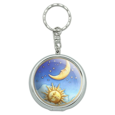 Celestial - Sun and Moon Portable Ashtray Keychain