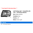 thumbnail image 2 of Left Parking Light - Compatible with 1997 - 1999 Nissan Maxima 1998, 2 of 2