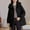 Black, variant on Womens Puffer Jacket Full Zip Quilted Hooded Bubble Coats Loose Fit Padded Jacket Long Sleeve Winter Lightweight Warm Coat with Pocket 2025 Fashion Clothes