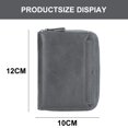 thumbnail image 2 of Bifold Slim Wallet for Men - Large Capacity Leather Front Pocket Men's Wallet, 2 of 5