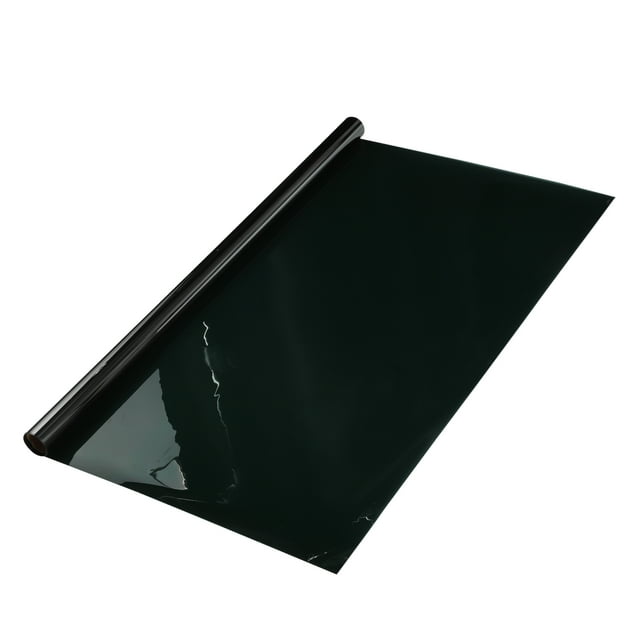 Película de Tinte para Ventanas de Cerámica Nano Única Bargains VLT 16% IRR 74% UVR 98% Negro Verde 5ft x 24inch Película de Privacidad 2mil PET 1 Pc