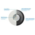 thumbnail image 2 of NICOR Lighting SureFit 5.25-Inch Round Ultra Slim 2700K LED Junction Box Retrofit Downlight Kit, Nickel (DLF-10-120-2K-RD-NK), 2 of 8
