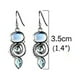 thumbnail image 3 of HomeKingdee Fashion Crystal Opal Tears Drop Earrings - Bohemian Style Oval Quartz Dangle Earrings for Daily Wear and Gift Giving, 3 of 3