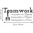 thumbnail image 7 of Teamwork Coming Together is The Beginning Keeping Together is Progress Working Together is Success Vinyl Wall Decal Inspirational Quote Motivational Saying Art Letters Office Wall Room Decor, 7 of 7