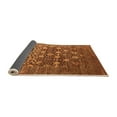 thumbnail image 2 of Ahgly Company Indoor Round Oriental Orange Industrial Area Rugs, 6' Round, 2 of 4