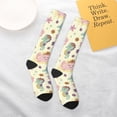 thumbnail image 5 of Balery Turtle Crab Sea Horse Printed Novelty Socks Men's Women's Crew Socks Sports Socks Knee High Socks Cotton Socks Quirky and Cool Socks, 5 of 9