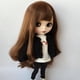 thumbnail image 2 of Ropa de para proteger negro con botones de manga larga para el causal de Macarena Abrigo de felpa de muñeca, 2 of 7