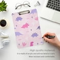 thumbnail image 5 of FMSHPON Dinosaurs Clipboard Hardboard Wood Nursing Clip Board and Pull for Standard A4 Letter 13x9 inches, 5 of 8