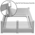 thumbnail image 6 of SmithBuilt 48" x 48" x 18" Whelping Box for Dogs and Puppies, Heavy Duty Whelping Pen and Birthing Box with Rails, Gray, 6 of 8