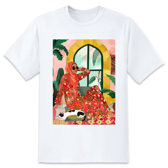 Basic Oversize Tees For WomenGirl Loose Boyfriend Shirts Casual Blouse round neck