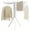 Silver, variant on Clothes Drying Rack 4 Legs,Laundry Hanger Dryer Rack,Portable Dry Rack,Foldable Drying Rack-Drying Rack Clothing Laundry Bedroom Household Wooden-12rods