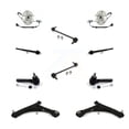 thumbnail image 1 of Transit Auto Front Bearing Lower Control Arm with Ball Joint Outer Inner Tie Rod Sway Bar Stabilizer Link Kit (10Pc) for Car 2008-2010 Dodge Grand Caravan Chrysler Town & Country Left Right K77-102264, 1 of 11