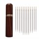 thumbnail image 1 of Ounissouiy Juego de agujas de coser de 12 Uds., caja de almacenamiento de agujas portátil de Natural, cilindro de almacenamiento de agujas para el De coser 1# Ounissouiy HA001701-01, 1 of 1