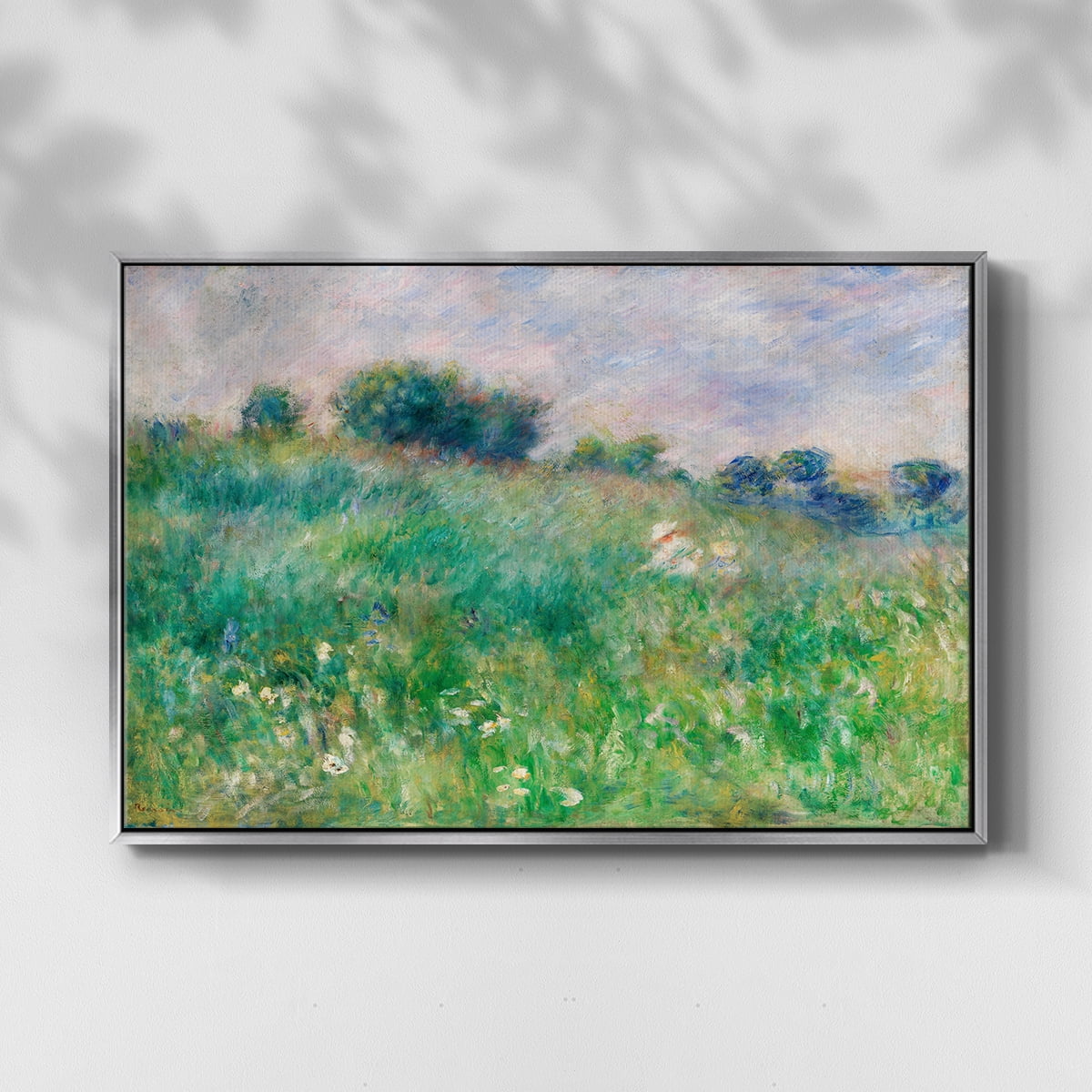 Vintage Landscape-XXIX By Wexford Home Framed in Silver Wood Gallery Wrapped Canvas 17 in. x 25 in.
