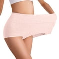 thumbnail image 5 of Kmdttou Summer 65% off Clearance!Women's s Underwear Soft High Waist Breathable Solid Color Briefs Panties For (Available in Plus Size), 5 of 5