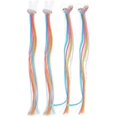 thumbnail image 1 of Here's a polished product description for your **4pcs Ponytail Extensions for Unicorn Hair Clips**:\n\n \n\n🌈 **4PCS Vibrant Ponytail Extensions Unicorn, 1 of 2