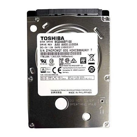 Toshiba MQ04ABF100 1TB 5400RPM SATA 7mm 2.5