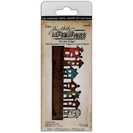 Sizzix On The Edge Die By Tim Holtz 2.75"X6.625"-Townscape