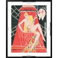 thumbnail image 5 of Art.com 1925 Moulin Rouge programme Ã§a c'est paris Giclee Print by Edouard Halouze, Black Frame Wall Art, 23" x 29", 5 of 5