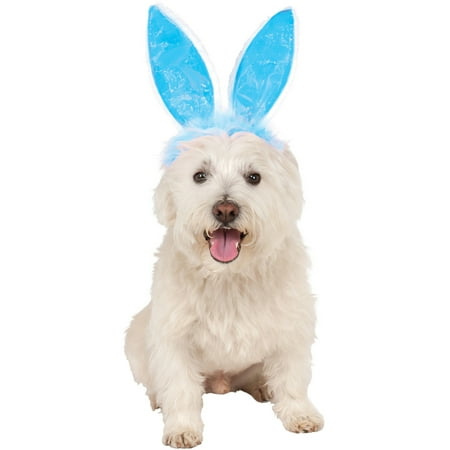Blue Easter Bunny Rabbit Ears For Pet Dog Costume Accessory Set Small Medium