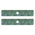 thumbnail image 7 of Yayeee Faucet Mat for Kitchen Sink 30" Diatomite Long Splash Guard Pad, Blue Wildflower Pattern, 2 Pack, 7 of 7
