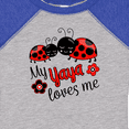 thumbnail image 4 of Inktastic My Yaya Loves Me with Cute Ladybugs Boys or Girls Baby Bodysuit, 4 of 5