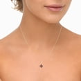 thumbnail image 5 of SZUL Women's 3/4 Carat TW Garnet and Diamond Flower Pendant in 10K Yellow Gold, 5 of 6