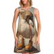 thumbnail image 1 of Disketp Hiking Duck para Vestido sin Mangas para Mujeres, Vestidos de Verano para Mujeres, Casual y Holgado para la Playa, 1 of 7