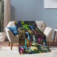 thumbnail image 3 of Manta polar de Pesadilla antes de Navidad, súper suave y acogedora, manta de franela ligera y cómoda, manta de felpa cálida para sofá, cama, 50 x 70 pulgadas, 3 of 8