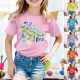 thumbnail image 3 of Easter for Toddler Boys Classic Soft Blue Eggs Tractor Easter Cute Tshirt 2026 Kids Happy Easter Crew Neck Short Sleeve Tee Tops, 3 of 5