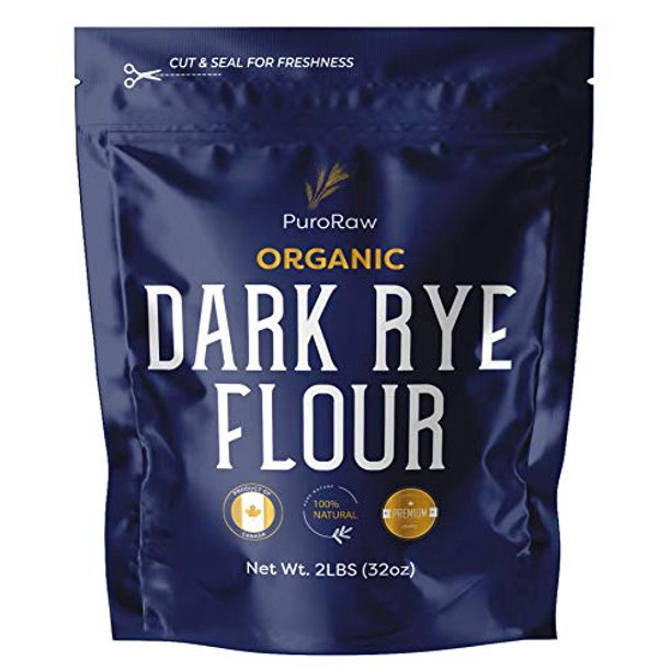 Dark Rye Flour, 2lbs, Dark Rye Flour for Bread Machine, Pumpernickel