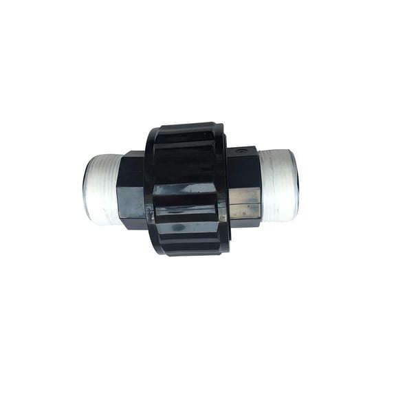 Right Fit Replacement 1.5" Double Male Threaded Union, Black WB724106