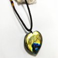 thumbnail image 2 of Natural Labradorite Crystal Necklace Healing Chakra Pendant with Hand-Woven Rope Labradorite Palm Stone Moonstone Healing Stone Pendant, 2 of 7