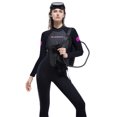 thumbnail image 3 of Traje de surf de buceo de una pieza elástico 3MM neopreno hombres mujeres accesorios al aire libre JShteea El nuevo, 3 of 9