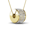 thumbnail image 7 of Cate & Chloe Anabelle 18k Yellow Gold Plated Pave Pendant Necklace with Swarovski Crystals for Women, 7 of 7