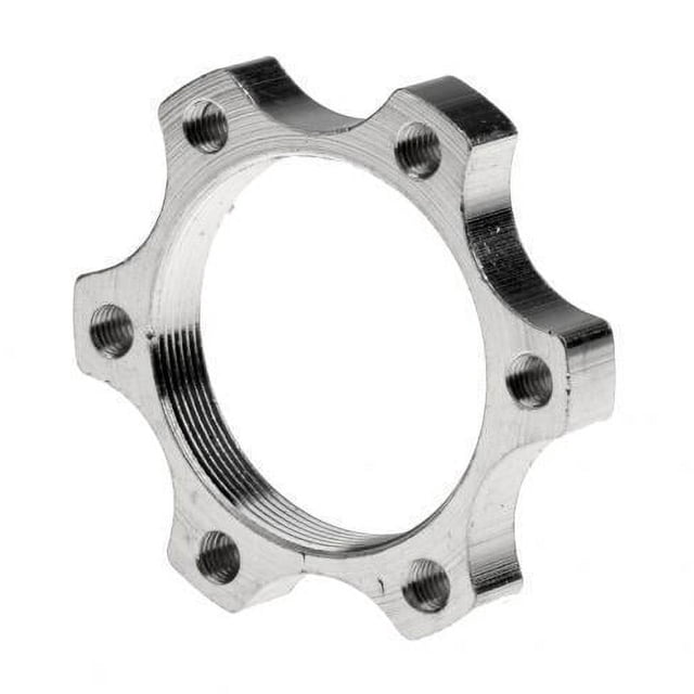 Adaptador de Rotor de Freno de Disco de Cubo Roscado de Rueda Libre de Bicicleta de Aleación de Aluminio de 6x34MM 6 Pernos
